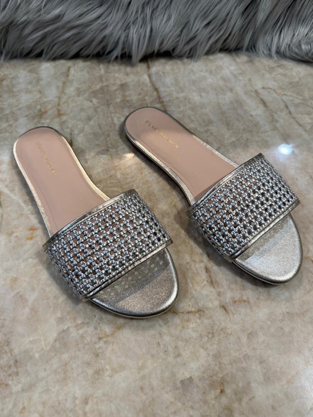 Stuart Weitzman Outlet Charleston Slide/Sandal New